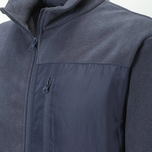 Immagine Felpa in micropile unisex in poliestere rigenerato da 240 g/m2