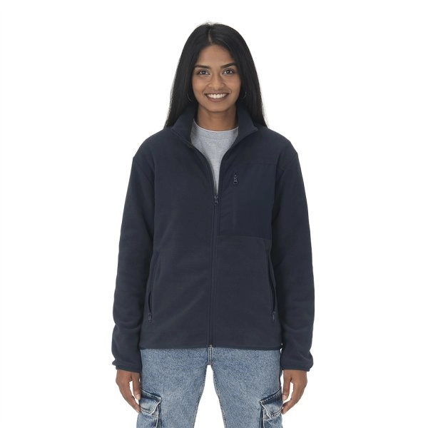 Immagine Felpa in micropile unisex in poliestere rigenerato da 240 g/m2