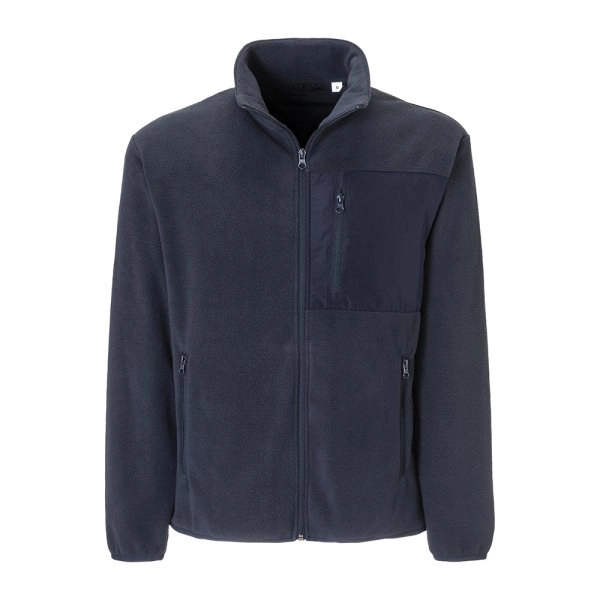 Felpa in micropile unisex in poliestere rigenerato da 240 g/m2