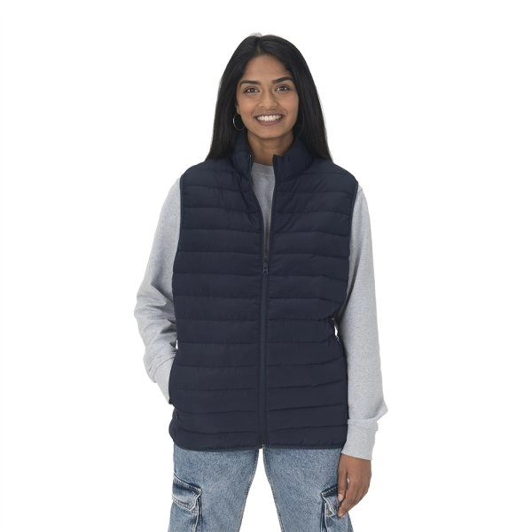 Immagine Smanicato trapuntato unisex in poliestere rigenerato (esterno) da 75 g/m2
