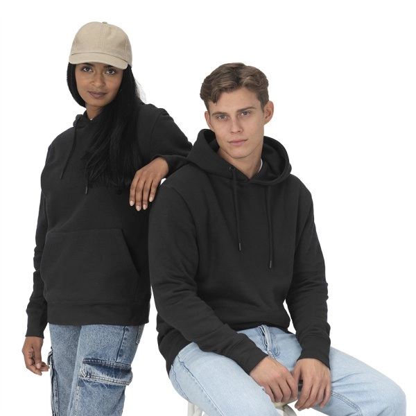 Immagine Felpa con cappuccio unisex in cotone biologico e poliestere riciclato da 280 g/m2