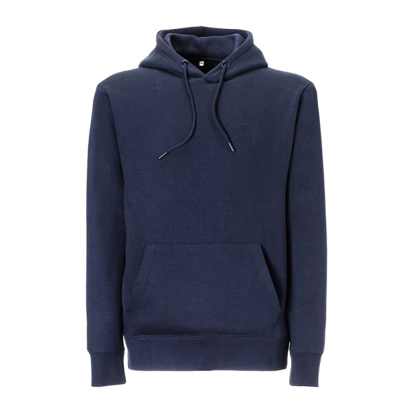 Felpa con cappuccio unisex in cotone biologico e poliestere riciclato da 280 g/m2