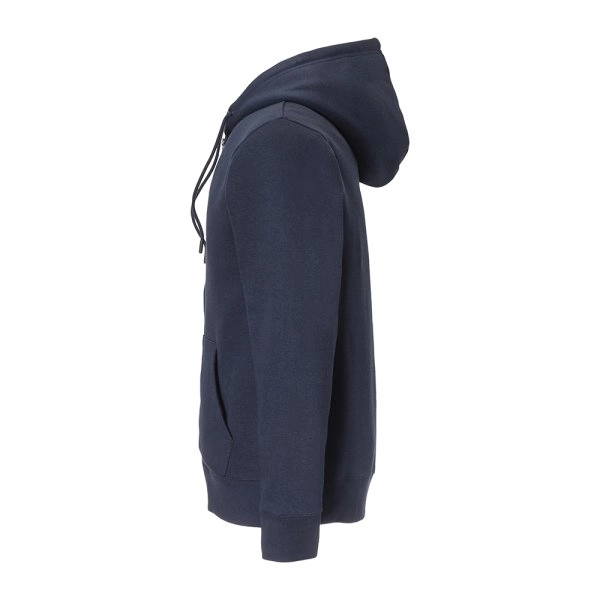 Immagine Felpa con cappuccio e zip unisex in cotone biologico e poliestere riciclato da 280 g/m2