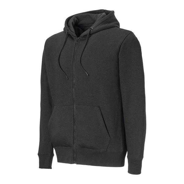 Immagine Felpa con cappuccio e zip unisex in cotone biologico e poliestere riciclato da 280 g/m2