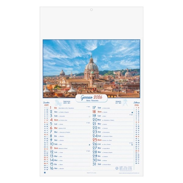 B105 ROMA - Calendario Illustrato