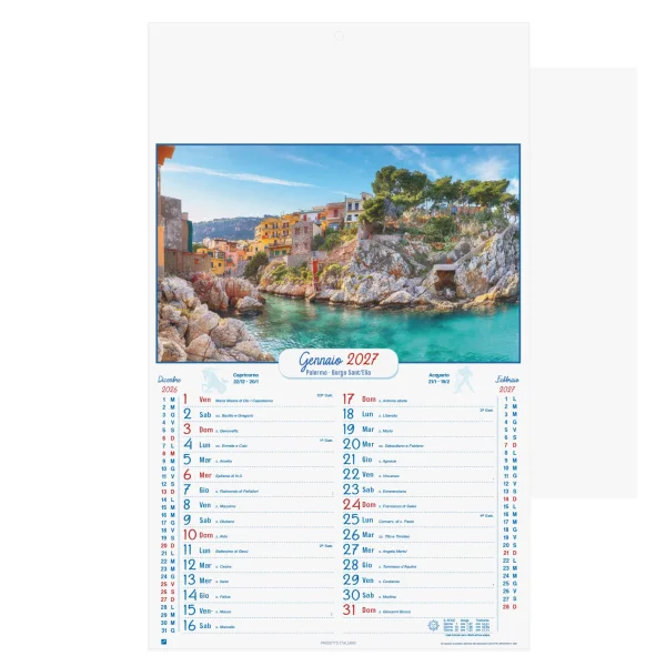 B104 SICILIA - Calendario Illustrato