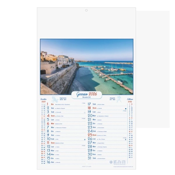 B103 PUGLIA - Calendario Illustrato
