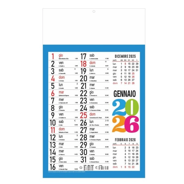 Immagine B064 - CALENDARIO SVEDESE 