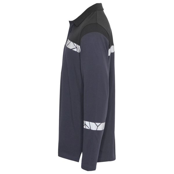 7004 HI-VIS POLO PIQUET MANICA LUNGA EN 17353