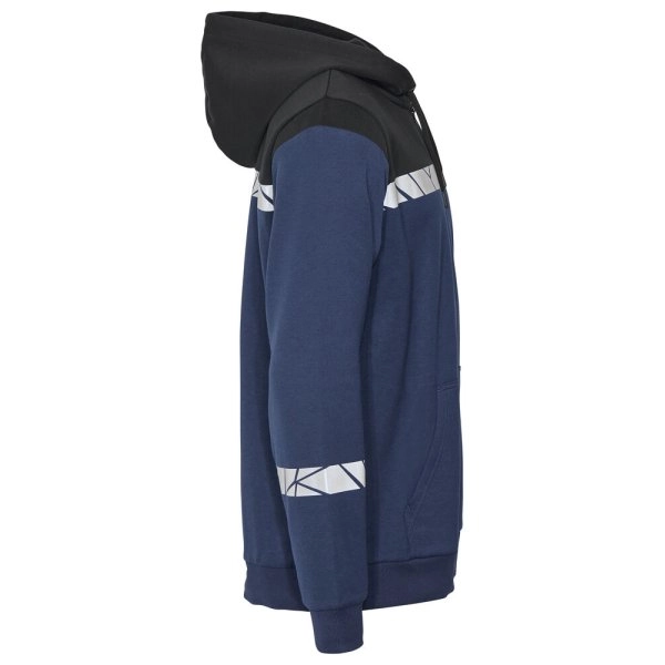 7104 HI-VIS FELPA CAPPUCCIO HALF-ZIP EN 17353