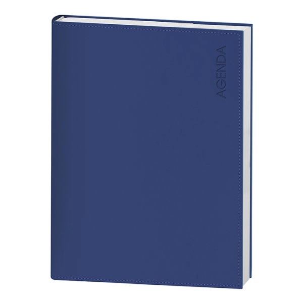 Agenda giornaliera con copertina flessibile in poliuretano 17,5x24,5 cm