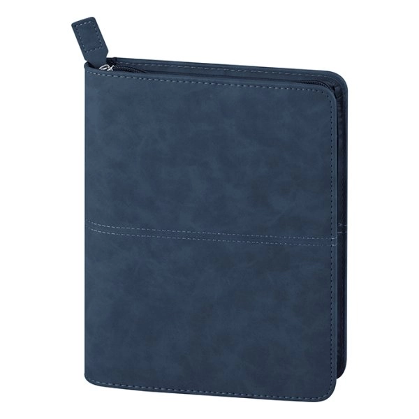 Agenda borsello con cerniera interno perpetuo in ecopelle