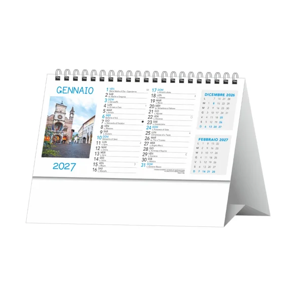 H011 - CALENDARIO DA TAVOLO PAESAGGI E CITTA' 