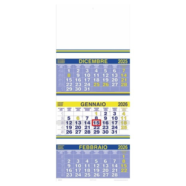 F001 - CALENDARIO TRITTICO