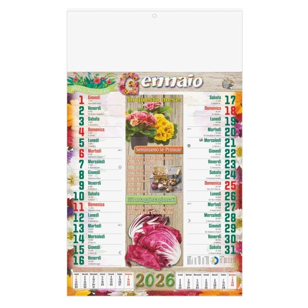 B086 - CALENDARIO ORTO E GIARDINO