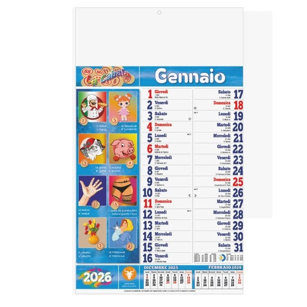 B083 - CALENDARIO CABALA