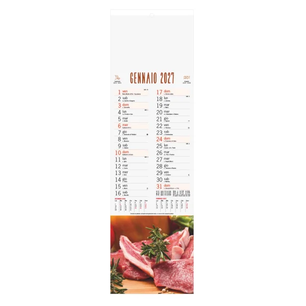 B079 - CALENDARIO CARNE 