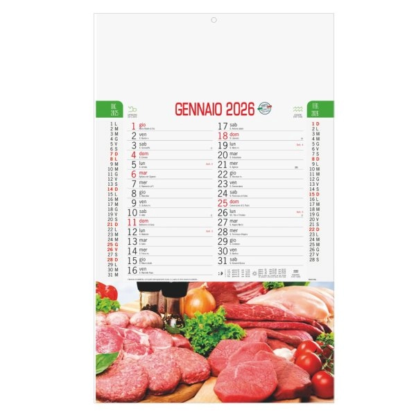 B049 - CALENDARIO CARNE 
