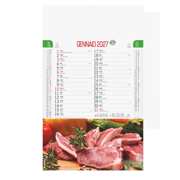 B049 - CALENDARIO CARNE 