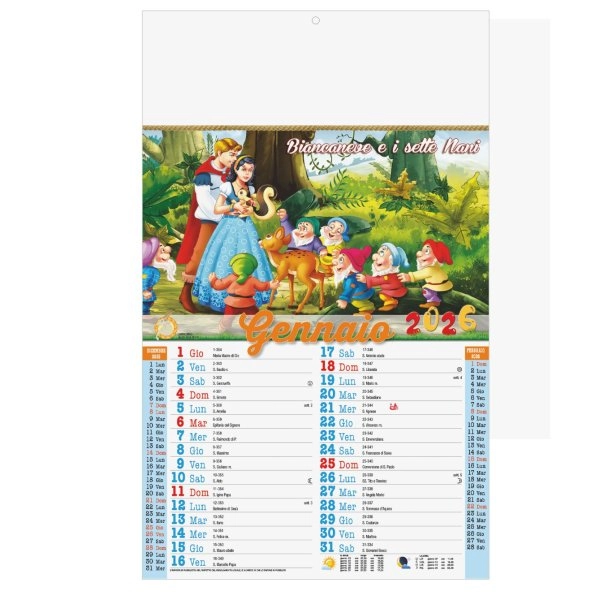 B016 - Calendario Fiabe Trimestrale 