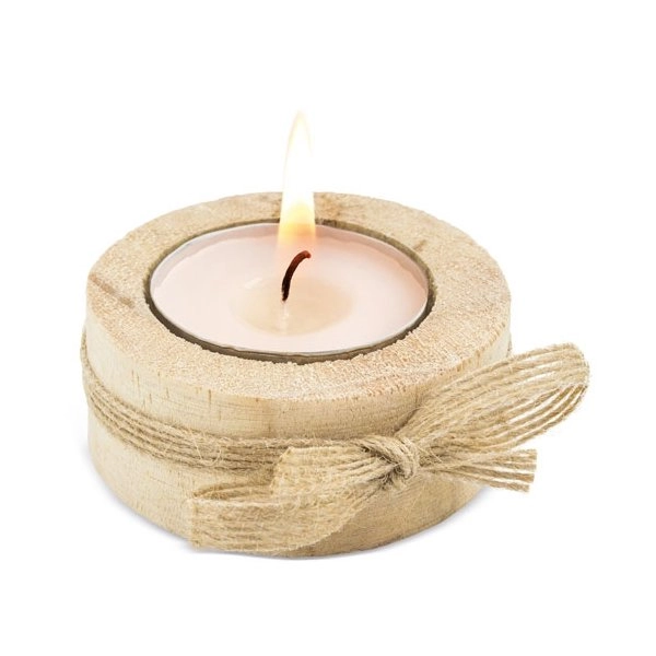 CANDELA IN LEGNO 