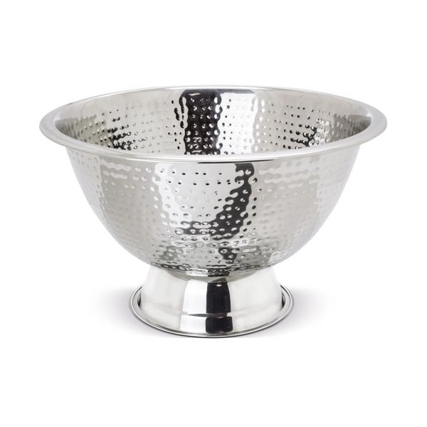 SECCHIELLO CHAMPAGNE XL IN METALLO MARTELLATO 