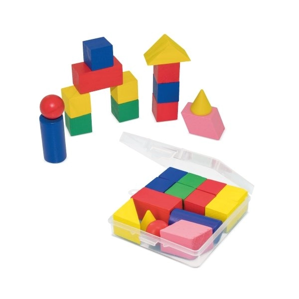 PUZZLE GEOMETRICO IN LEGNO