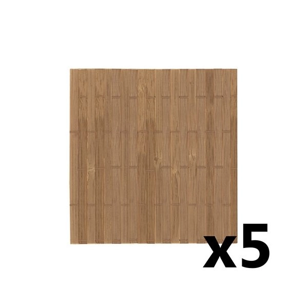 SET DI 5 SOTTOBICCHIERI BAMBÙ 