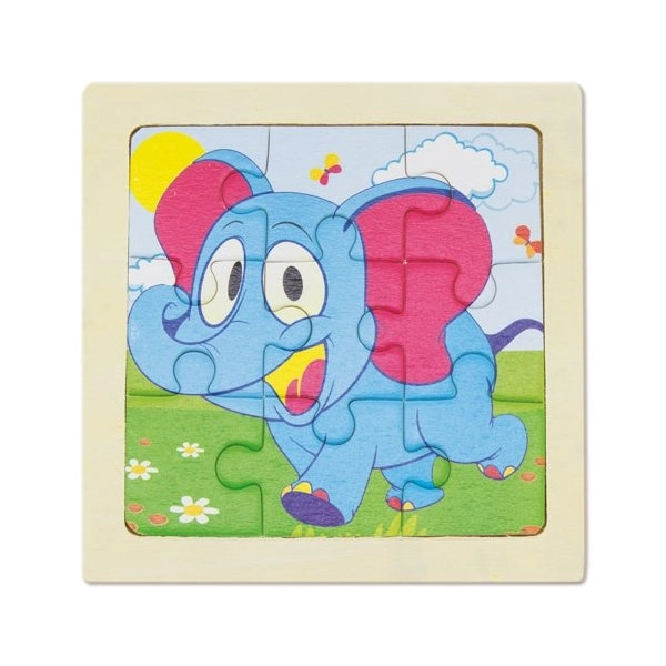 Immagine SET DI 5 PUZZLE IN LEGNO 