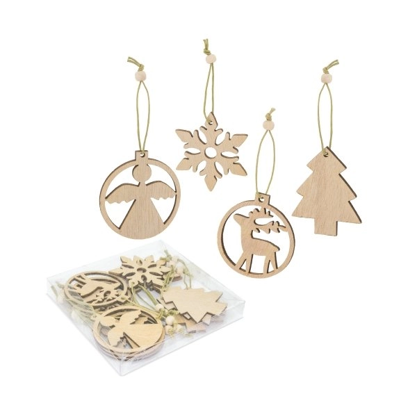 SET DECORAZIONE IN LEGNO 