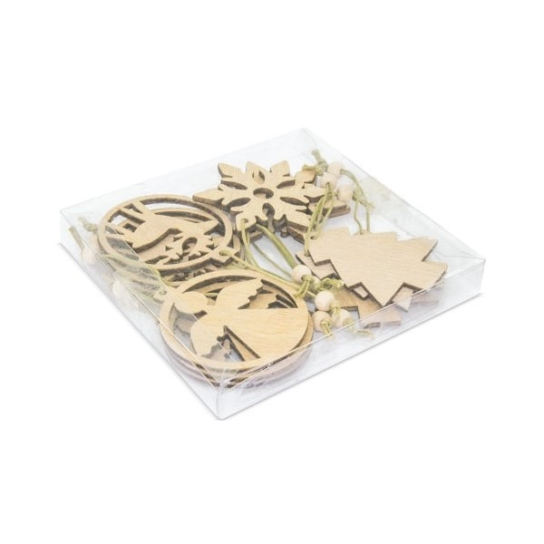 Immagine SET DECORAZIONE IN LEGNO 