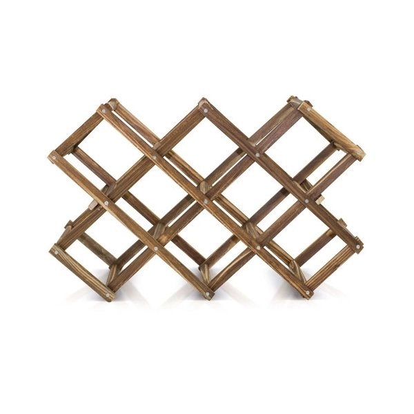 Immagine PORTABOTTIGLIE IN LEGNO DA 10 BOTTIGLIE 