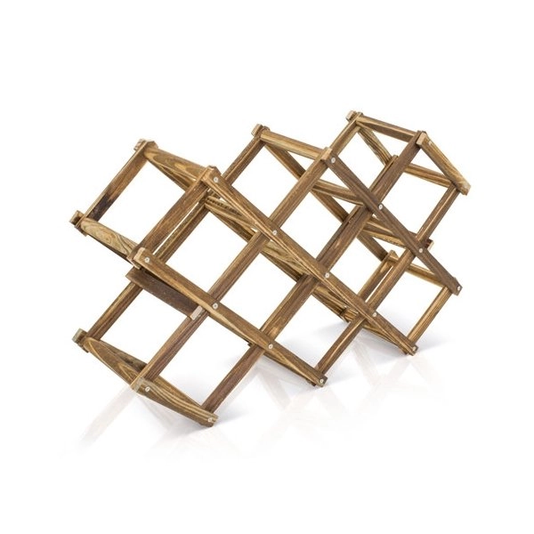 Immagine PORTABOTTIGLIE IN LEGNO DA 10 BOTTIGLIE 