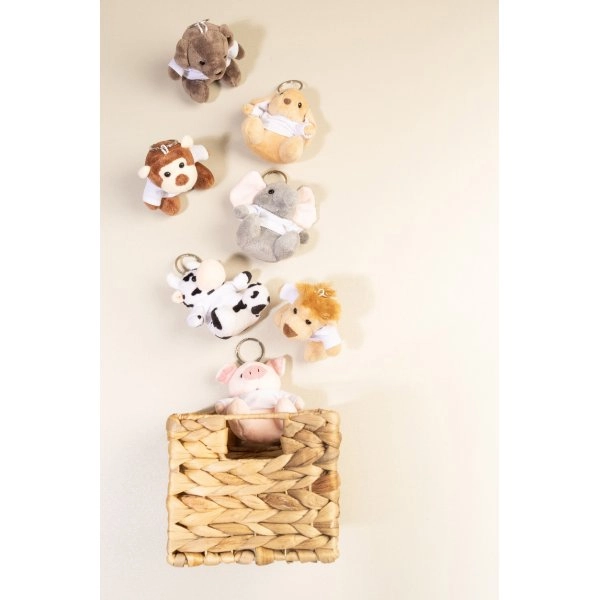 Immagine CowFob Portachiavi con mucca in peluche