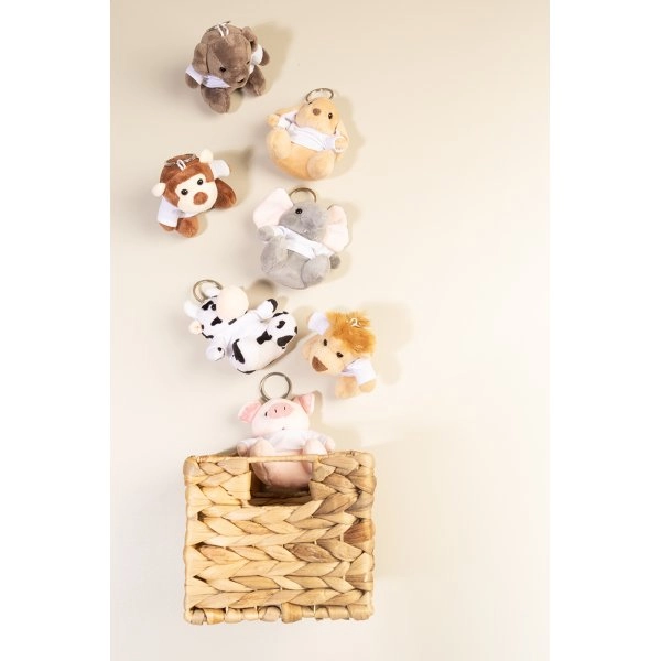 Immagine CowFob Portachiavi con mucca in peluche
