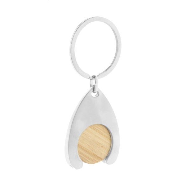 Zoinc Portachiavi con gettone per carrello 