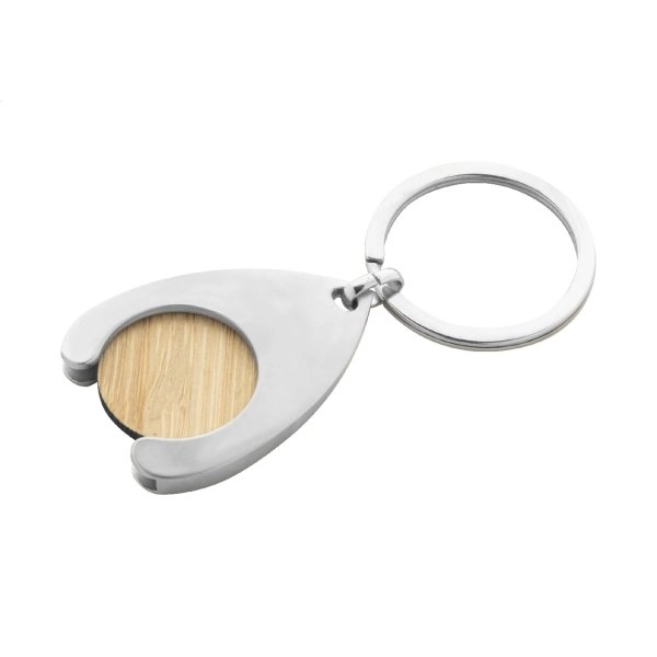 Immagine Zoinc Portachiavi con gettone per carrello 