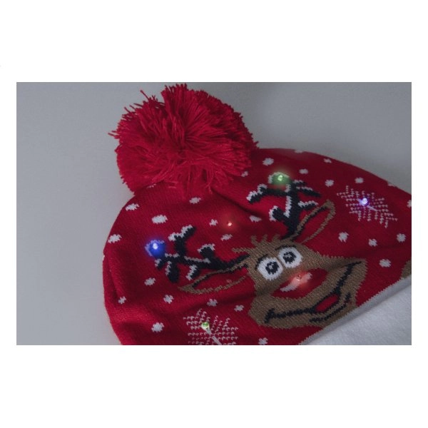 Immagine Norrsken Cappello invernale a LED natalizio, renna