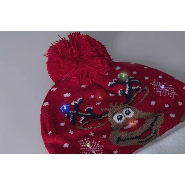 Immagine Norrsken Cappello invernale a LED natalizio, renna