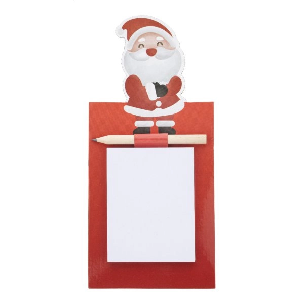 Julliste Blocco note magnetico natalizio, Babbo Natale
