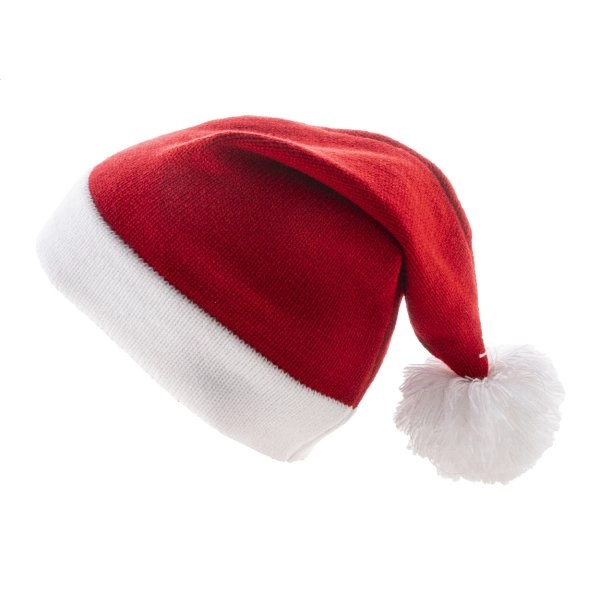 Immagine Babbo cappello da Babbo Natale lavorato a maglia