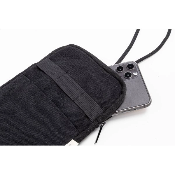 Immagine CanvaFon borsa portacellulare a tracolla in canvas riciclato