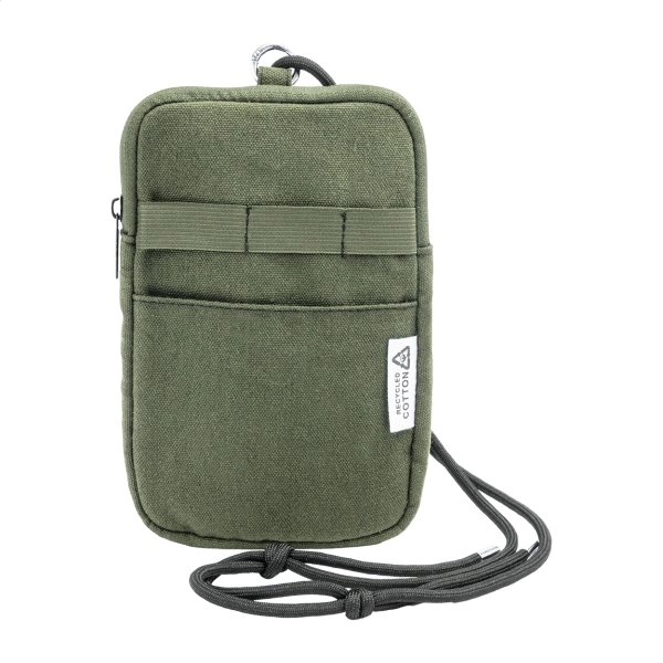 Immagine CanvaFon borsa portacellulare a tracolla in canvas riciclato