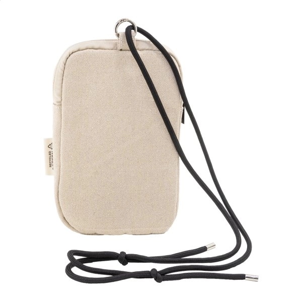 Immagine CanvaFon borsa portacellulare a tracolla in canvas riciclato