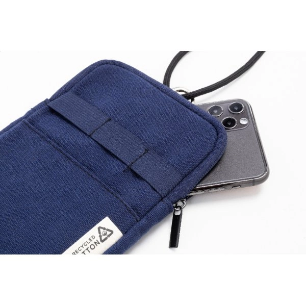 Immagine CanvaFon borsa portacellulare a tracolla in canvas riciclato