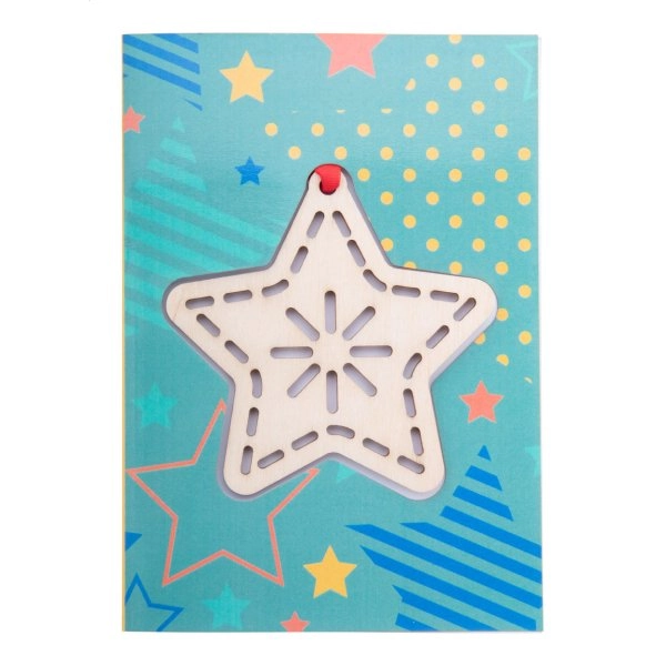 TreeCard biglietto Natalizio, stella
