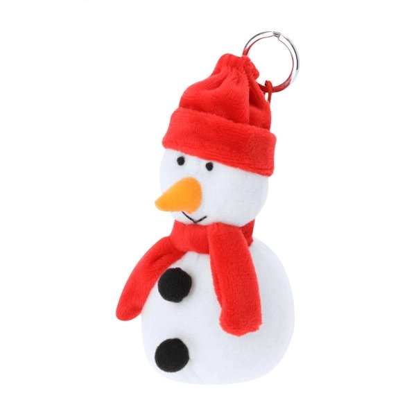 Immagine Velin Portachiavi natalizio di peluche, pupazzo di neve