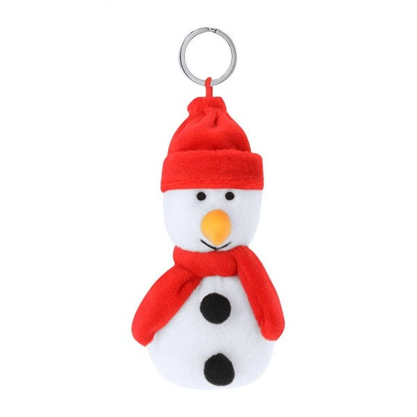 Immagine Velin Portachiavi natalizio di peluche, pupazzo di neve