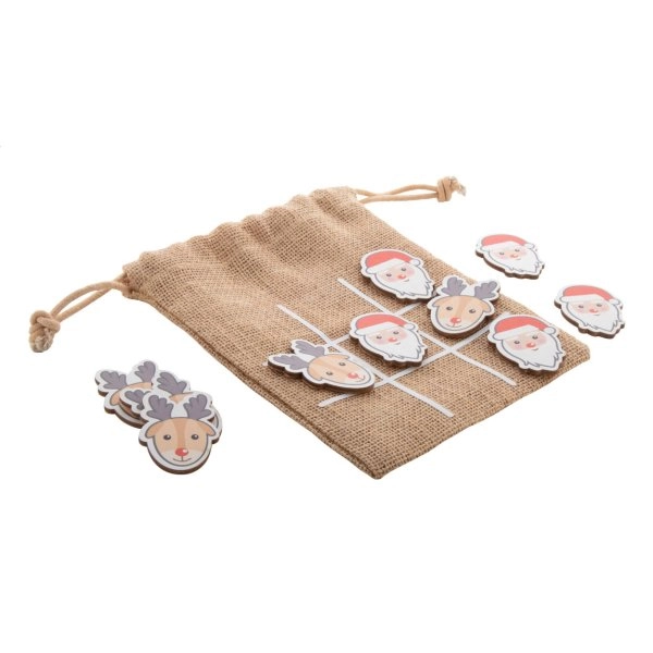 Immagine Juxo Gioco tris natalizio, Babbo Natale e renne