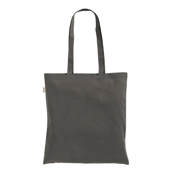 Immagine Borsa shopper a tinta unita in cotone riciclato da 220 g/m2